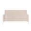 Canapé double de 57 pouces avec rangement, canapé en velours élégant et confortable pour les espaces de vie modernes