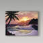 Fikes «Tropical Coast 2», reproduction de peinture à l'huile sur toile tendue-25323185