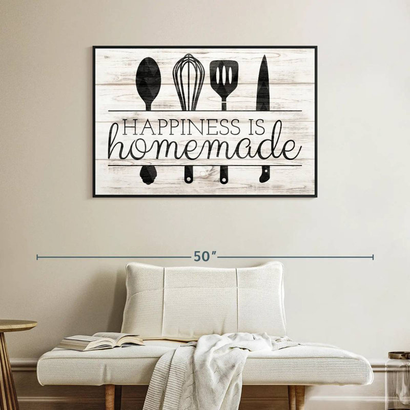 Tergel Happiness Is Homemade Kitchen Tools, 27" H x 40" W