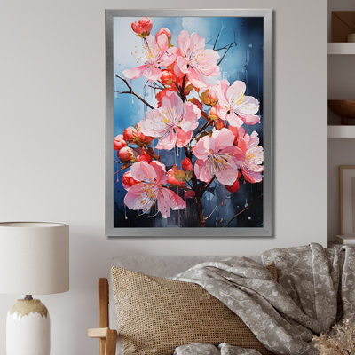 «Apple Blossom Cubist Fusion II», reproduction sur toile florale