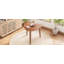 Table triangulaire en bois - Table d'appoint géométrique moderne peu encombrante pour le salon, la chambre à coucher et les petits espaces