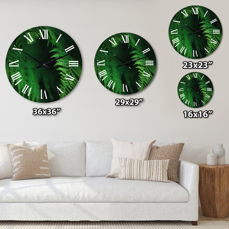 Horloge murale tropicale, Petit