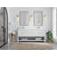 Meuble-lavabo double 72 po avec plateau Catalina