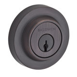 Contemporary Round Double Cylinder Deadbolt