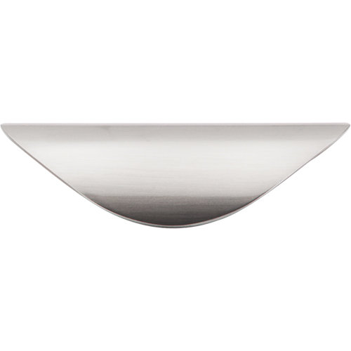 Dakota 2 9/16" Center Cup Pull, Brushed Satin Nickel, 2 9/16"