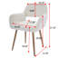 Chaise de travail en fausse fourrure Lacrera