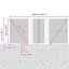 160cm H x 5000cm W Steel Border Fencing