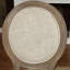 Chaise d'appoint rembourrée en lin Keesler