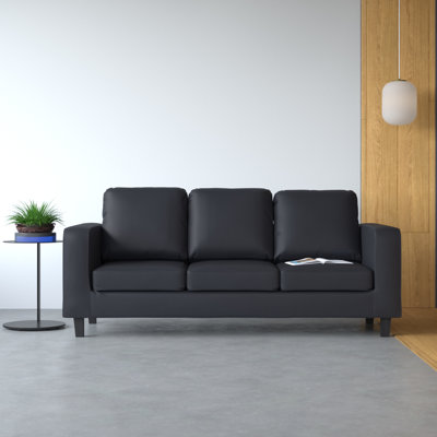 Absarokee 3 Seater Sofa Faux Leather