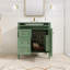 Ensemble de meuble-lavabo autoportant 30 po avec comptoir en céramique 30 po-1774532727