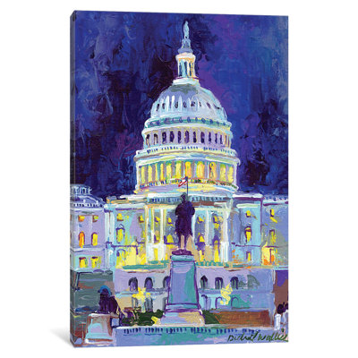 Washington, D.C. by Richard Wallich - No Frame Painting on Canvas