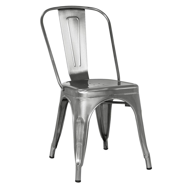 Chaise de patio empilable industriel Linneman