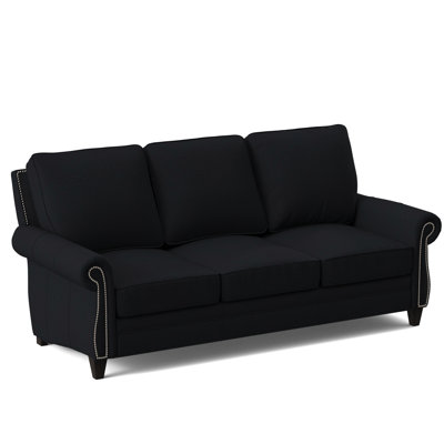 Reddish Leather Sofa