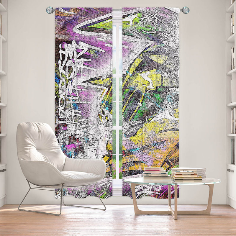 Feyisayo Room Darkening Curtain Pair, 20" W x 52" L