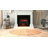 Nordic Hygge Adlina 20 in. Electric Fireplace Log Heater w/Remote Control 8H Timer Realistic Flame Ember Bed Adjustable Brightness