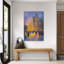 Brightchristmascityno02, impression d'art romantique de Noël abstrait-129719465