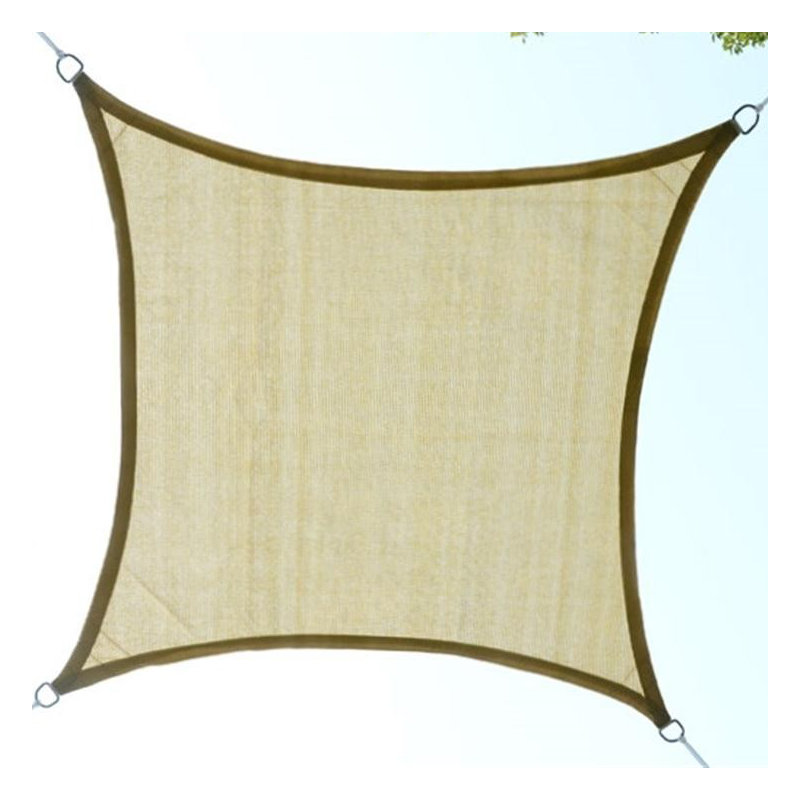 Toile d'ombrage carrée 12'