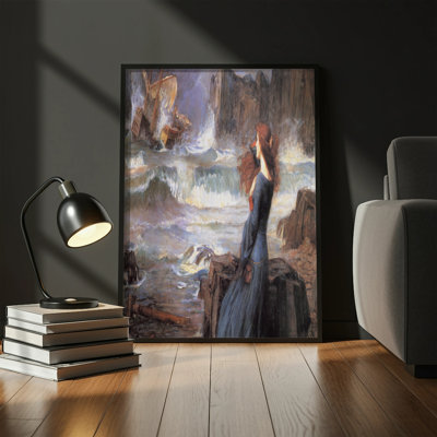 Wyche 1 Piece Floater Frame Wall Art