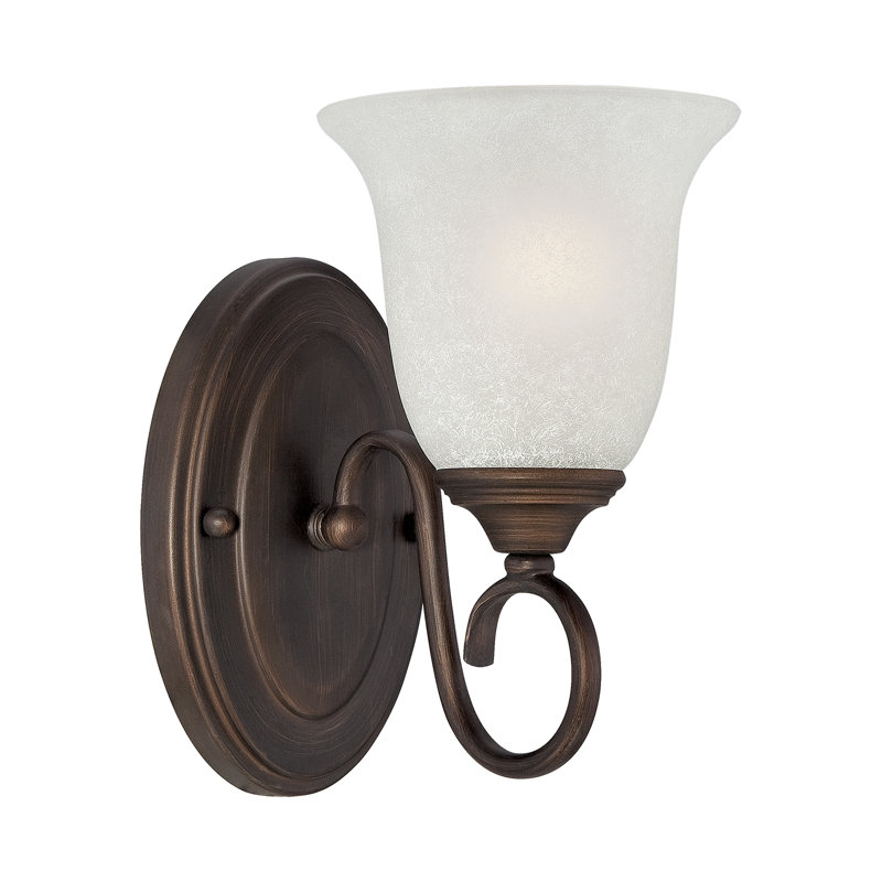 Ardyth 1-Light Dimmable Bath Sconce, Rubbed Bronze