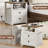 Danforth 2 Drawers Sets Nightstands with Storage and Built-in Charging Station-1949531871