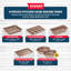 Ensemble de plaques de cuisson 6 pièces Bakken - Plat de cuisson antiadhésif en acier au carbone durable, brun, allant au four jusqu'à 450 ° F, empilable et peu encombrant