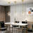 1-Light 7.87" Modern Gold Pendant, Clear Glass for Kitchen Island-1149063684