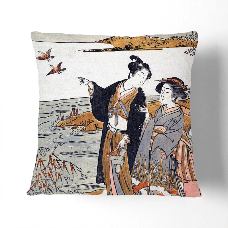 Autumn Evening Square Throw Cushion, 55 x 55 cm