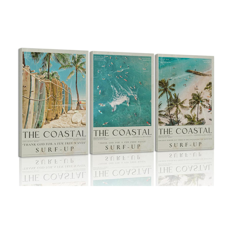 3 Piece Wrapped Canvas Print