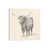 Toile avec cadre gris foncé