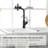 Pull Down Spray Kitchen Faucet In Matte Black, 360 Rotation, Single Handle, Hot And Cold Water, Three Functions Faucet, Rotatable, Modes Selectable-2001036553