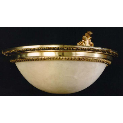 Deguzman Glass Flush Mount