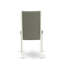 L'ensemble de table de cuisine 3 pièces pour petits espaces comprend une table de salle à manger ronde avec piédestal et 2 chaises rembourrées en tissu Shitake, lin blanc-59254136-59254143-59254142