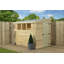 Shiplap Pent Wooden Shed-121671085