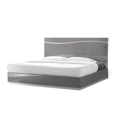 Braylea Platform LED Lacquer Bed 