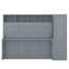 Lit escamotable double avec tiroirs et garde-robe-1103074576