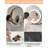 19 Inch Vanity Mirror With Lights, Round Large LED Vanity Mirror With Smart Touch 3 Colours Dimmable, Touch Lighting-1233570805