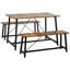 Ensemble repas pour quatre personnes