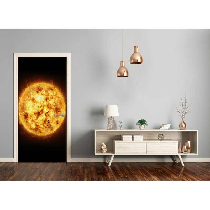 Sun Door Decal