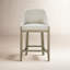 Tabouret de comptoir rembourré Shiner Daigle-110870328