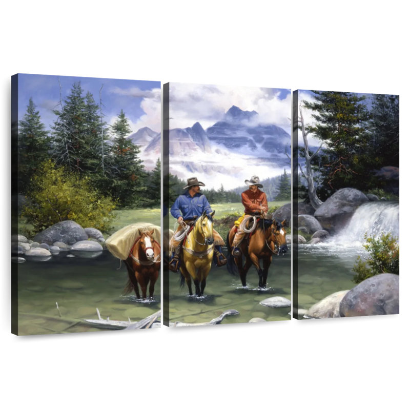 Lelar Clear Water Crossing, 42" H x 65" W