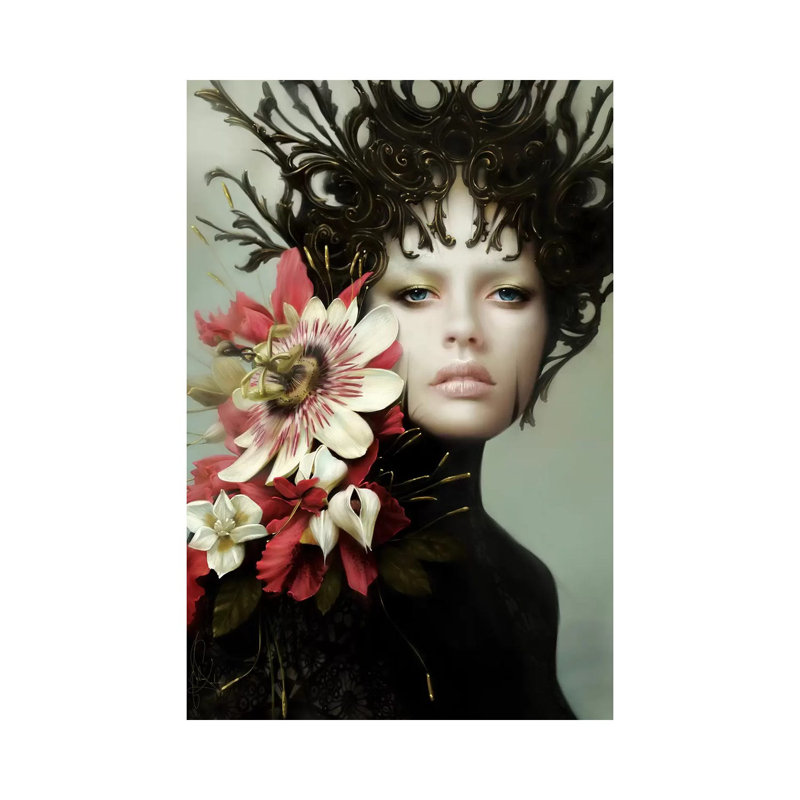 Circle by Melanie Delon - Print on Canvas, Wrapped Canvas, 66.04 cm H x 45.72 cm W x 1.91 cm D