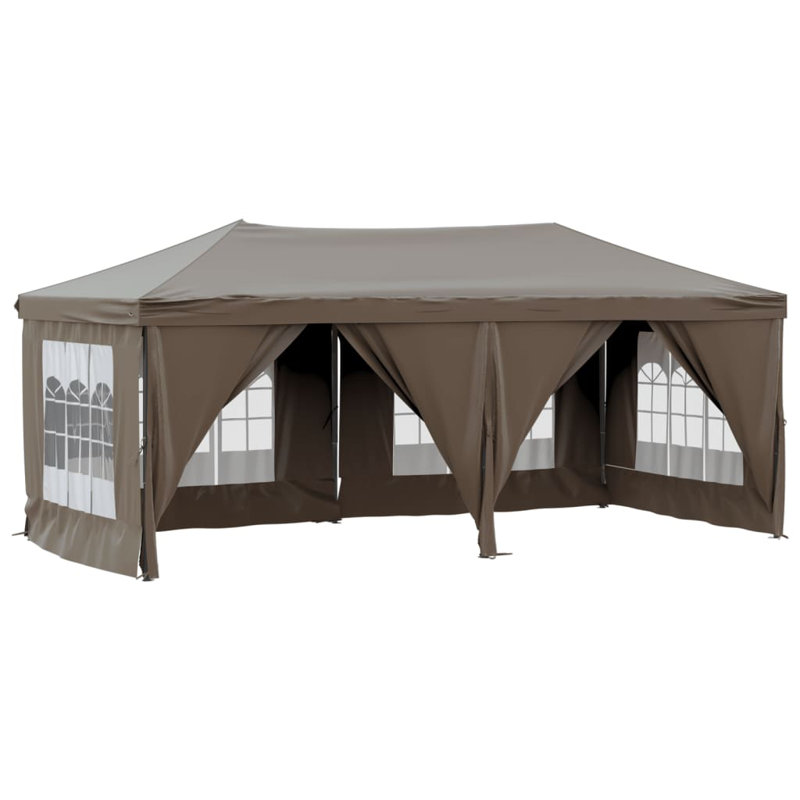 6m x 3m Steel Canopy, Taupe