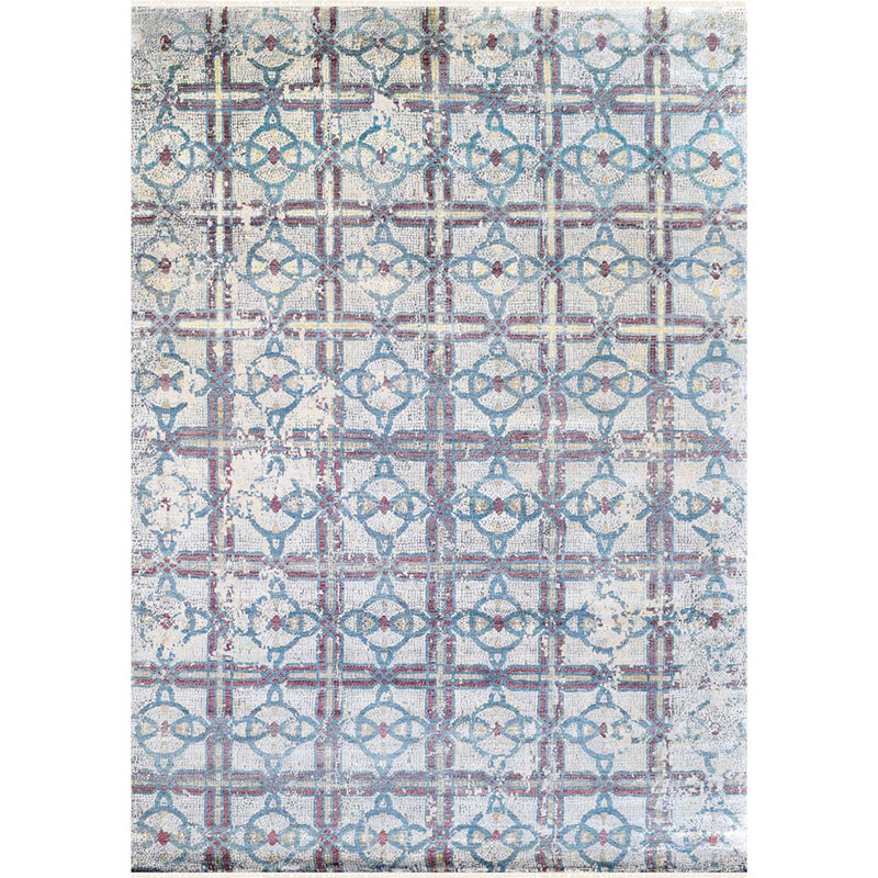 Tapis noir et noir de haute qualité noué à la main, Rectangle 2 pi x 3 pi