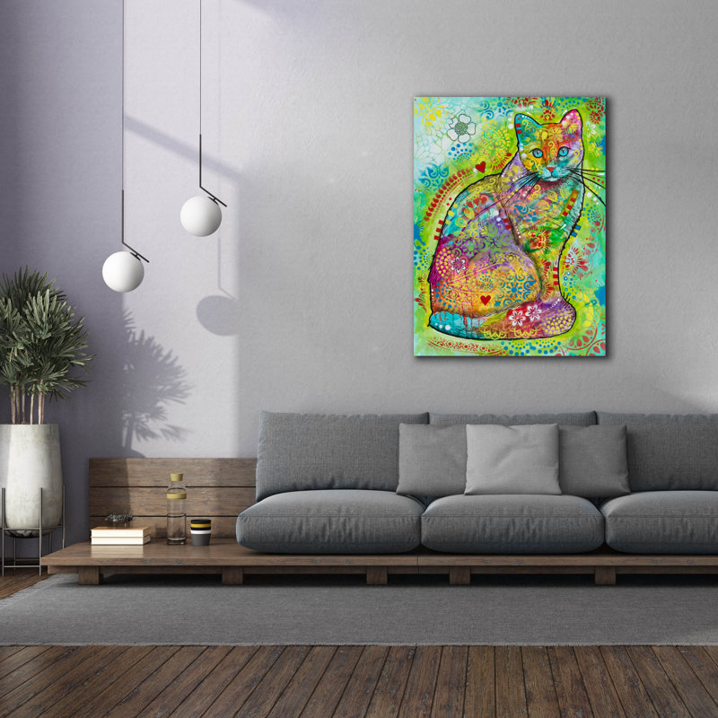 «Lil Blue Eyes» par Dean Russo, art mural sur toile, 26 po x 34 po, H 54 po x l 40 po x P 1,5 po