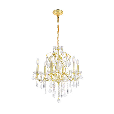 Dagmar 6-Light Dimmable Traditional Chandelier