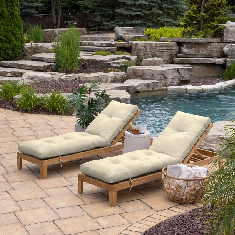 ARDEN EarthFIBER Latitude Run 1 - Piece Outdoor Seat/Back Cushion, Tan