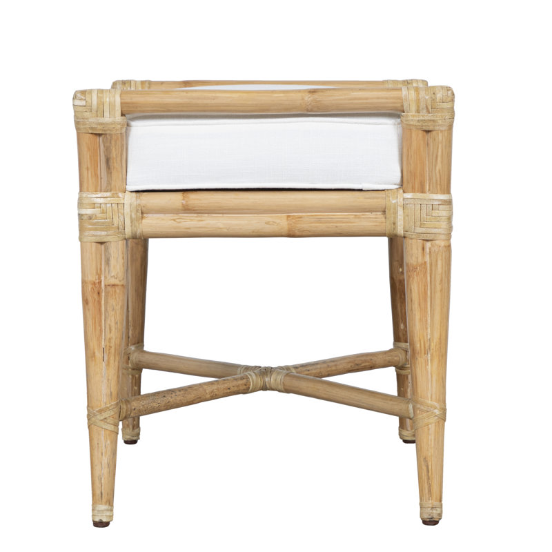 Banc rembourré Malacca, Naturel