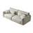 White Genuine Leather Modular Sofa cushion couch-1960822045-1960822044