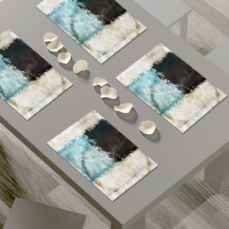Napperon abstrait en polyester