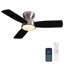  Ventilateur de plafond standard à DEL à 3 pales 32 po avec ensemble d'éclairage et télécommande-207201557-232221012-207201555